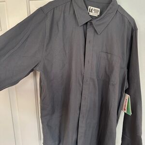 Marmot Gray Casual Button Down Shirt with Relaxed Fit